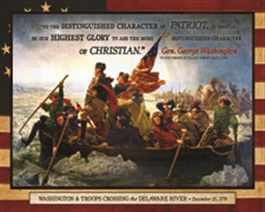 Washington & Troops Crossing the Delaware (100 pieces)