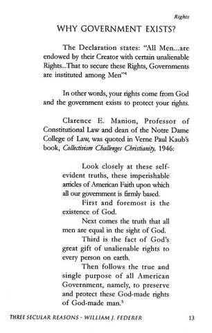 Three Secular Reasons Why America Should be Under God