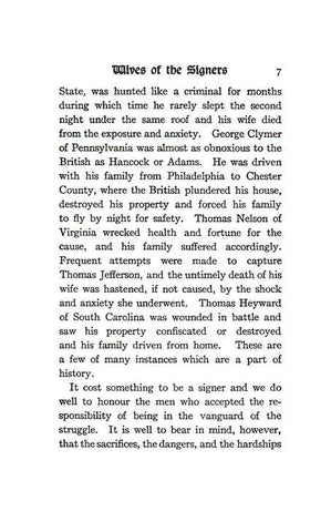 Wives of the Signers - The Women behind the Declaration of Independence