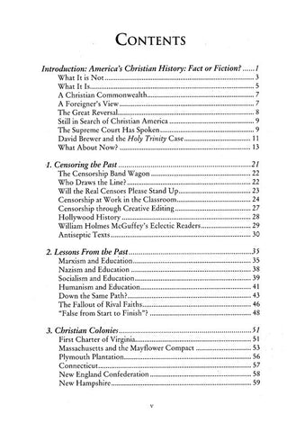 AMERICA'S CHRISTIAN HISTORY: THE UNTOLD STORY