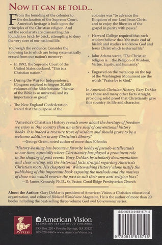 AMERICA'S CHRISTIAN HISTORY: THE UNTOLD STORY